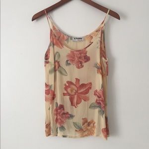 Vintage Sheer Floral Tank